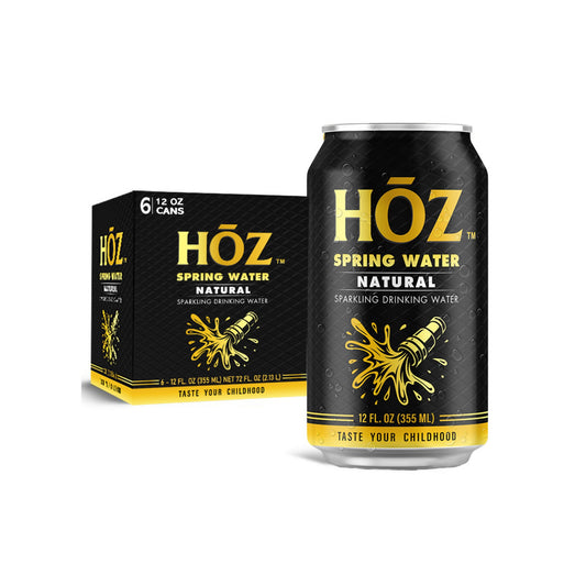 HOZ Sparkling Spring Water – 12oz (6 Pack)